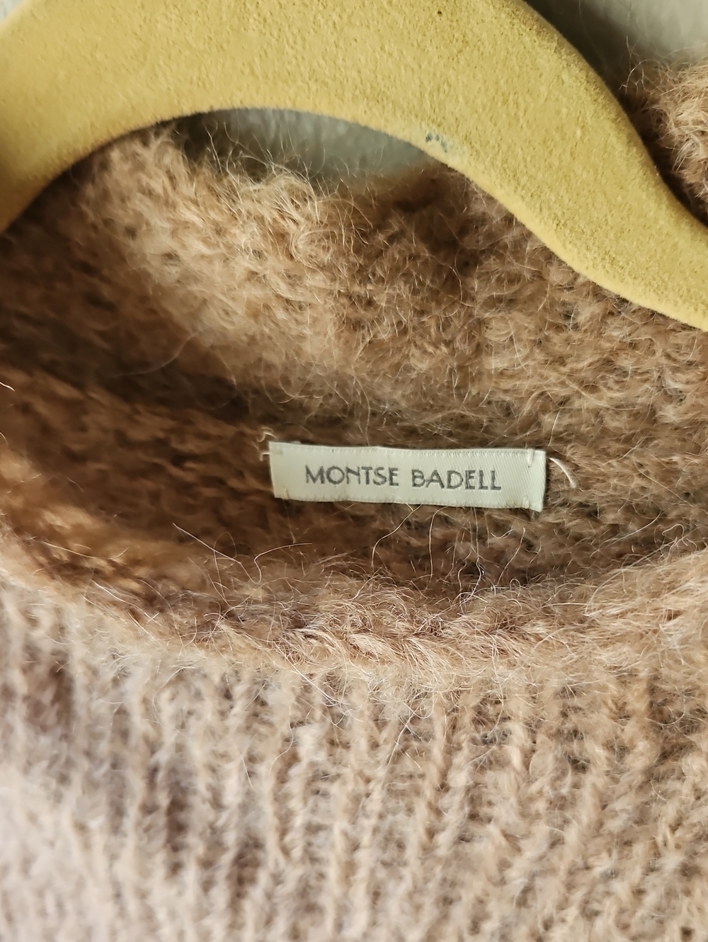 Montse Badell Cuzco Peru Handmade Alpaca Sweater - Picture 2 of 10